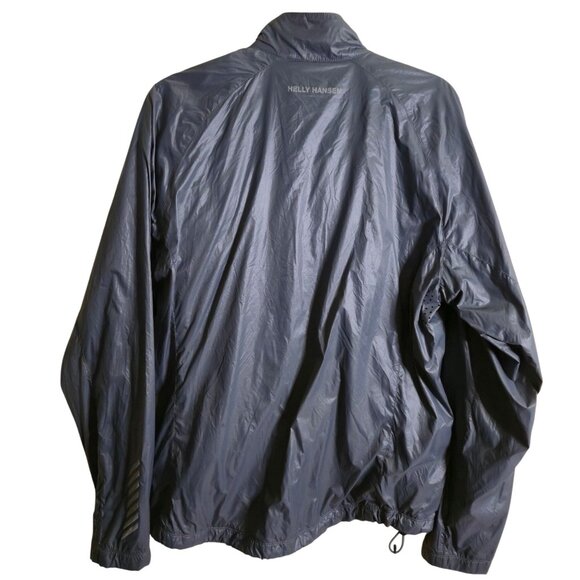 Helly Hanson Crew Jacket Dark Gray Full Zip Pockets Outdoor Size L - Picture 3 of 10